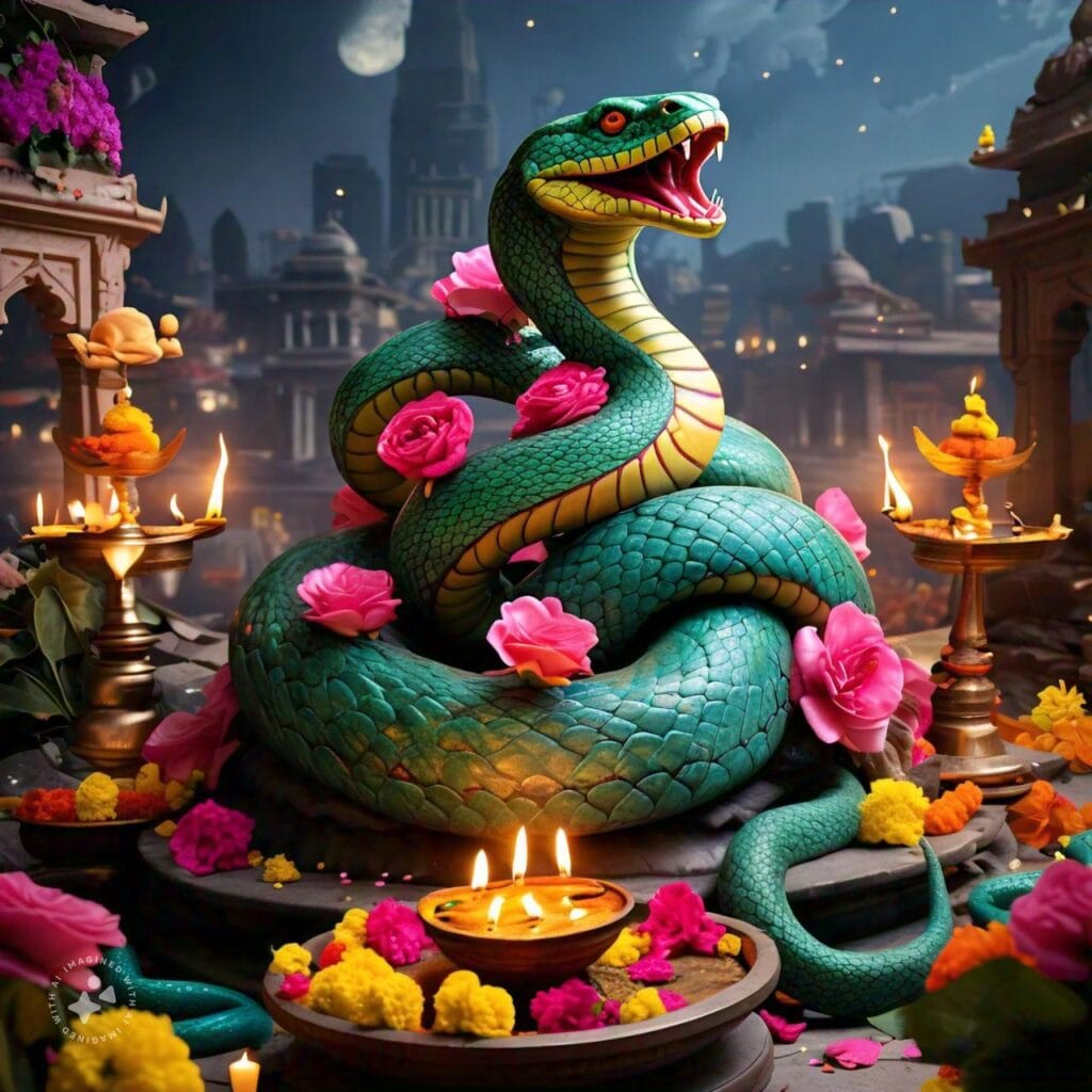 नाग पंचमी 2024 की शुभकामनाएँ: दोस्तों और रिश्तेदारों WhatsApp पर भेजें ये मनमोहक संदेश