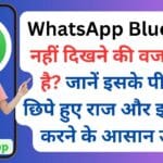 WhatsApp Blue Tick नहीं दिखने की वजह क्या है? जानें इसके पीछे के छिपे हुए राज और इसे ठीक करने के आसान उपाय
