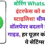 बोरिंग WhatsApp इंटरफेस को बनाएं स्टाइलिश! थीम और वॉलपेपर बदलने की पूरी गाइड, हर यूज़र को चाहिए ये सेटिंग्स