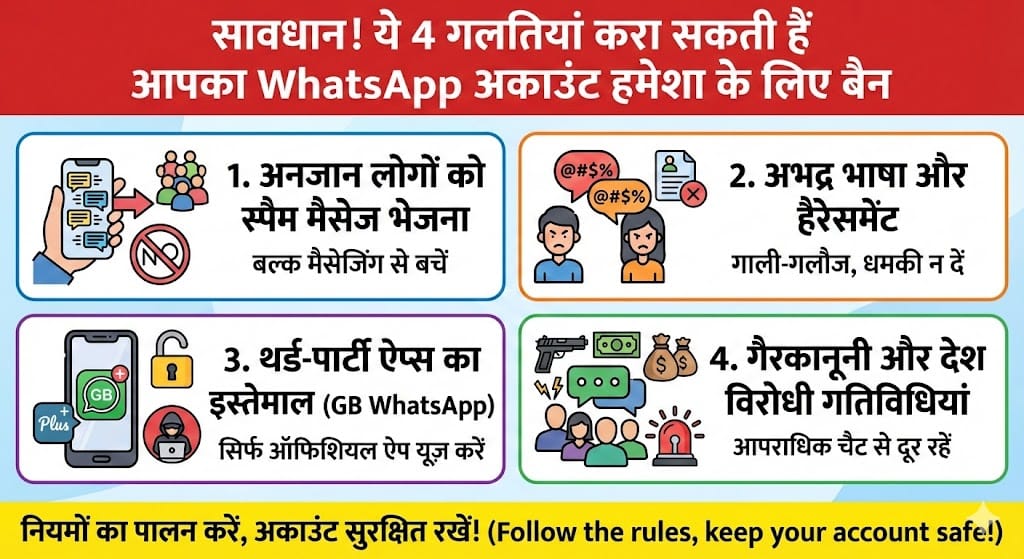 Good Morning मैसेज भेजने वालों के लिए बुरी खबर? WhatsApp ने बदला नियम, ये 4 काम किए तो रिकवर नहीं होगा नंबर!