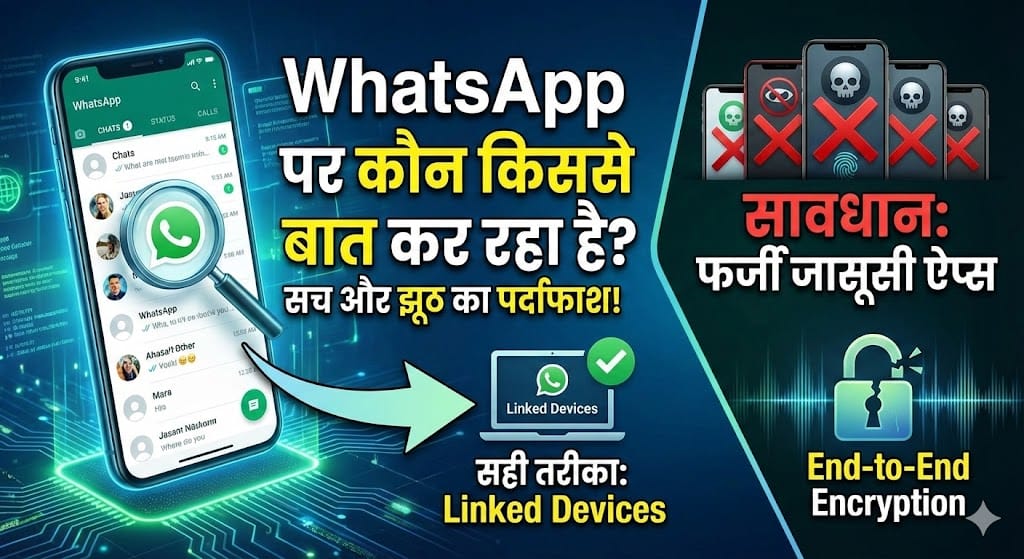 व्हाट्सएप पर कौन किससे बात कर रहा है, यह कैसे पता करें?