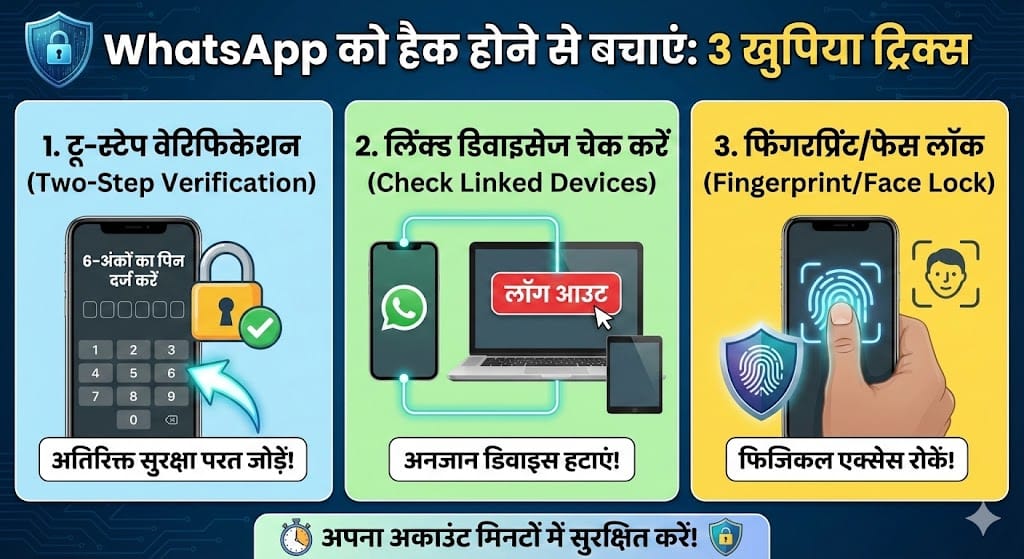 WhatsApp हैक होने से बचाएं