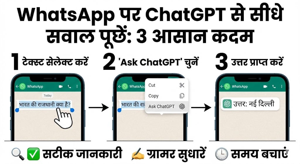 WhatsApp पर ChatGPT कैसे यूज़ करें?