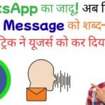 WhatsApp का जादू! अब बिना सुने Voice Message को शब्द–शब्द पढ़ें – नई ट्रिक ने यूजर्स को कर दिया हैरान