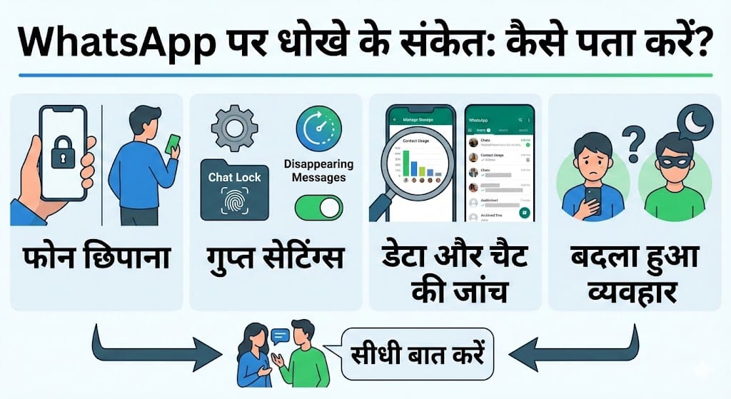 WhatsApp पर बॉयफ्रेंड की सीक्रेट चैटिंग कैसे पकड़ें?