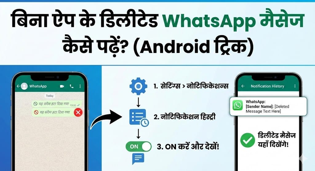WhatsApp Deleted Messages कैसे पढ़ें? बिना किसी App के रिकवरी का जादुई तरीका WhatsApp Deleted Messages कैसे पढ़ें? बिना किसी App के रिकवरी का जादुई तरीका