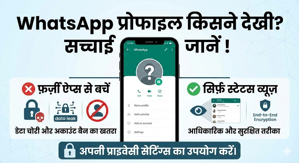 WhatsApp प्रोफाइल किसने देखी?