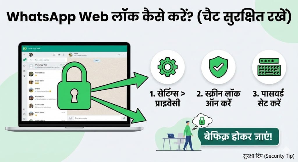 WhatsApp Web Lock Feature: लैपटॉप और कंप्यूटर पर अपनी चैट को कैसे सुरक्षित रखें?