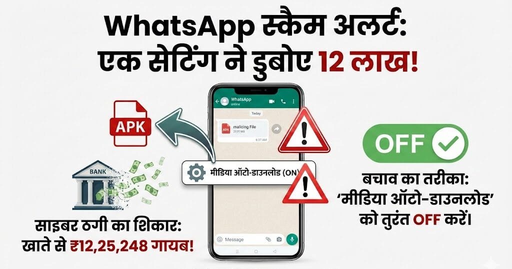 WhatsApp Scam Alert: केवल एक 'Setting' ने डुबो दिए 12 लाख रुपये! कहीं आप भी तो नहीं कर रहे ये गलती?