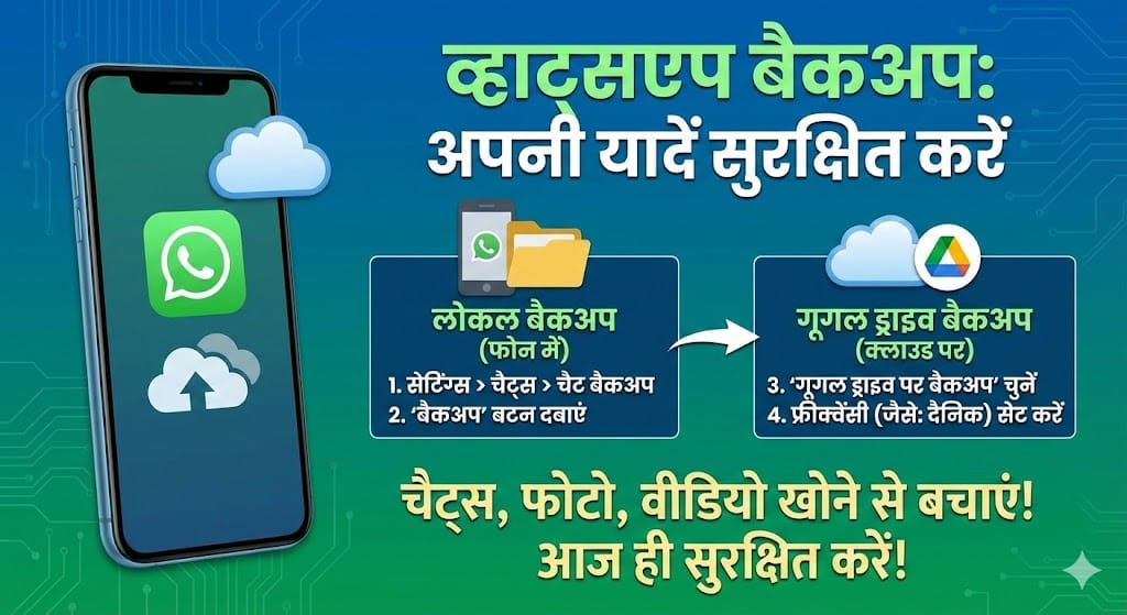 WhatsApp बैकअप: चैट और फोटो हमेशा के लिए खोने से बचाएं