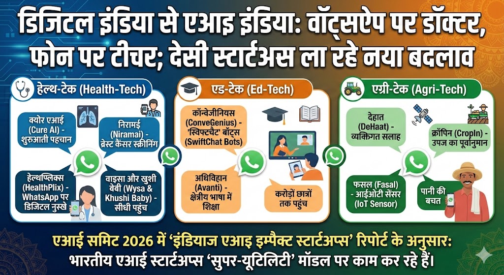 डिजिटल इंडिया से एआई इंडिया का सफर: कैसे WhatsApp पर डॉक्टर और टीचर बदल रहे हैं आम आदमी की जिंदगी