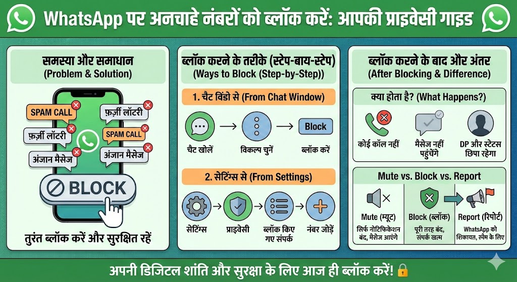 WhatsApp पर अनचाहे नंबरों को हमेशा के लिए कैसे ब्लॉक करें?