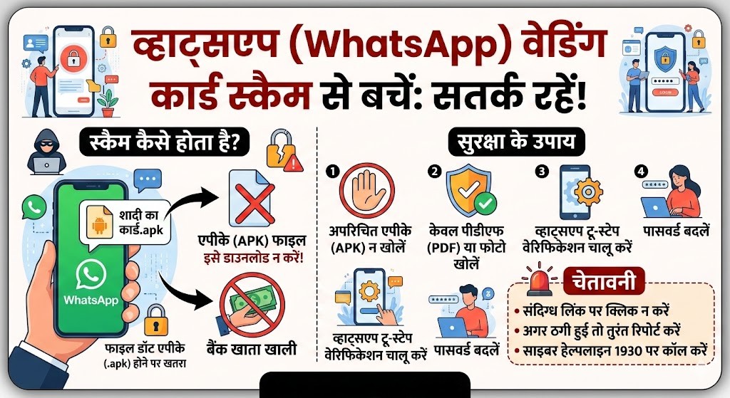 WhatsApp पर शादी का कार्ड: WhatsApp APK फ़ाइल स्कैम से WhatsApp हैकर्स कैसे कर रहे हैं बैंक खाता खाली