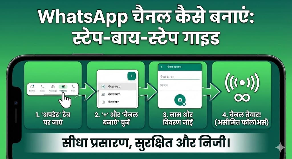 WhatsApp चैनल बनाकर लाखों कमाने का मौका? 💰 2026 में चैनल बनाने का सही तरीका जानें!