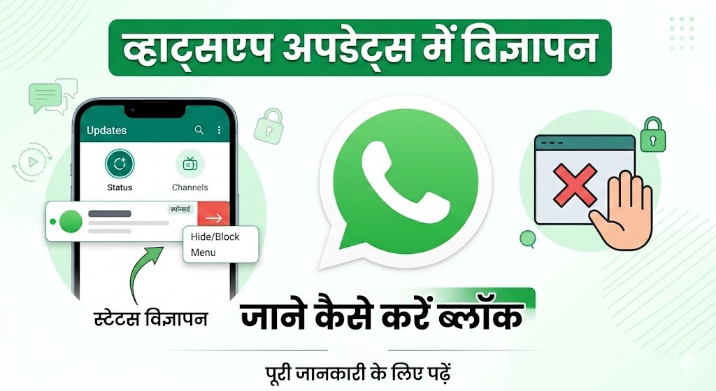 WhatsApp Ads Global Launch: अब WhatsApp स्टेटस और अपडेट्स में दिखेंगे विज्ञापन, जानें कैसे करें ब्लॉक