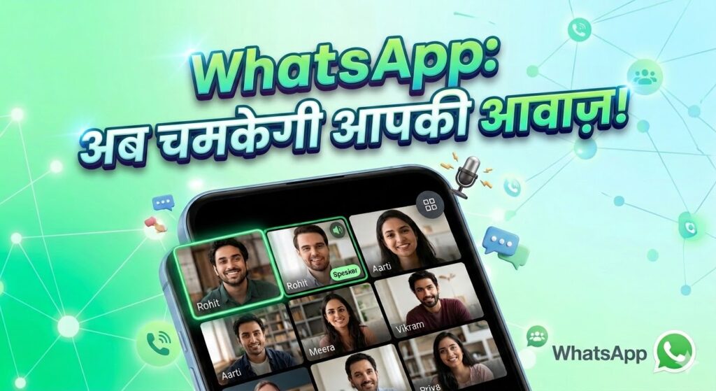 WhatsApp Update 2026: क्या है WhatsApp डॉमिनेंट स्पीकर मोड? जानें नए ग्रुप कॉल फीचर्स
