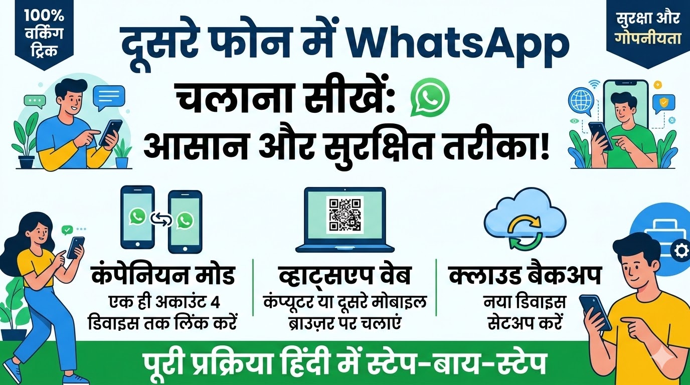 Girlfriend Ka WhatsApp Apne Phone Mein Kaise Chalayen?