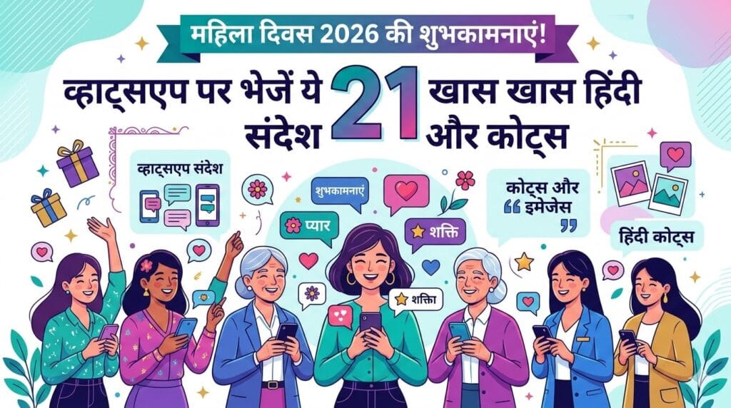 Happy Women's Day 2026 Wishes: WhatsApp पर भेजें ये 21 शानदार संदेश और इमेजेस, जीत लें अपनों का दिल Happy Women's Day 2026 Wishes: WhatsApp पर भेजें ये 21 शानदार संदेश और इमेजेस, जीत लें अपनों का दिल