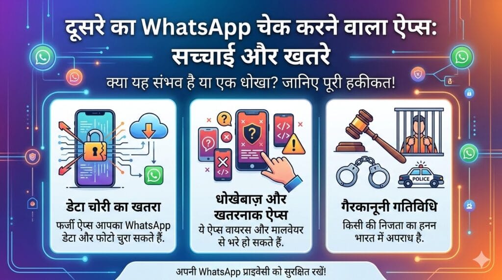 Dusre Ka Whatsapp Check Karne Wala Apps Free Apk Download: क्या यह संभव है या सिर्फ एक धोखा? Dusre Ka Whatsapp Check Karne Wala Apps Free Apk Download