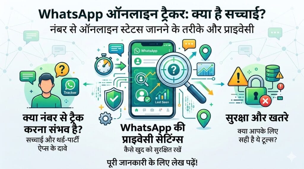 WhatsApp Track Online By Number: क्या आप भी किसी का WhatsApp स्टेटस ट्रैक करना चाहते हैं? जानिए यह गुप्त तरीका WhatsApp Track Online By Number
