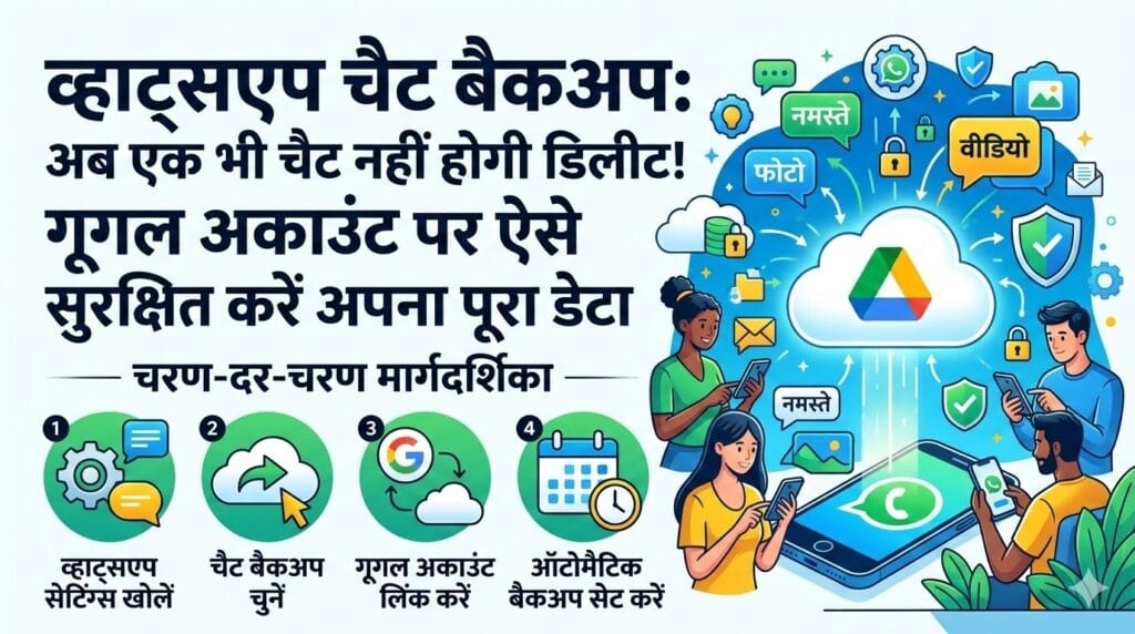 WhatsApp बैकअप कैसे लें? गूगल अकाउंट पर चैट्स सुरक्षित करने का आसान तरीका