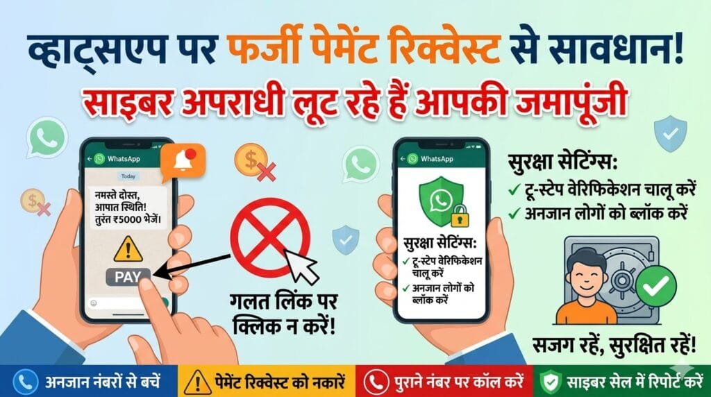 WhatsApp Scam Alert: सावधान! WhatsApp पर फर्जी पेमेंट रिक्वेस्ट से खाली हो सकता है आपका बैंक खाता