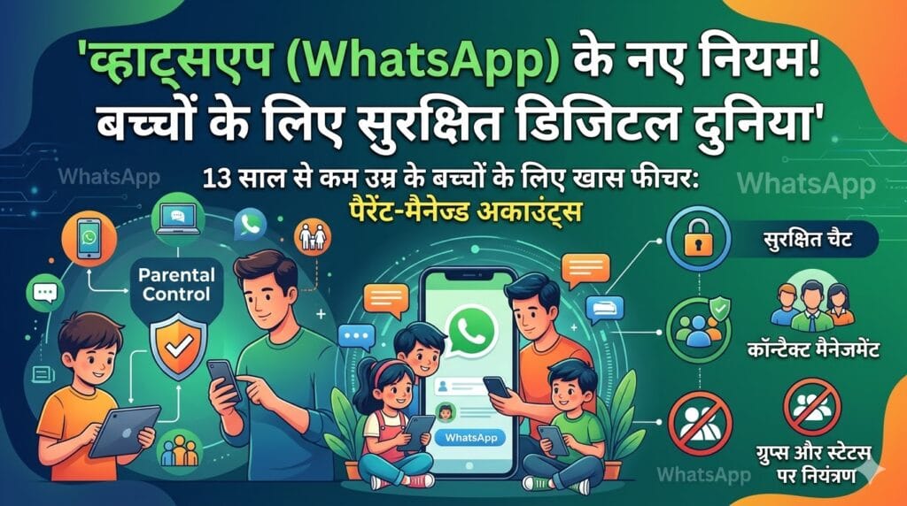 WhatsApp New Rules for Kids: 13 साल से कम उम्र के बच्चों के लिए आया खास सुरक्षित फीचर
