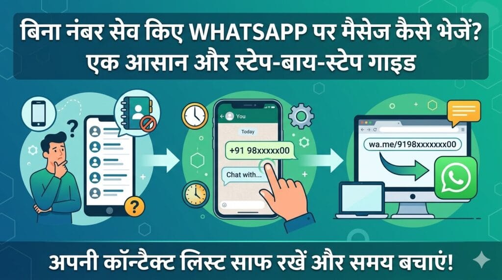 WhatsApp Trick: बिना नंबर सेव किए किसी को भी मैसेज कैसे भेजें? जानें 2 सबसे आसान तरीके