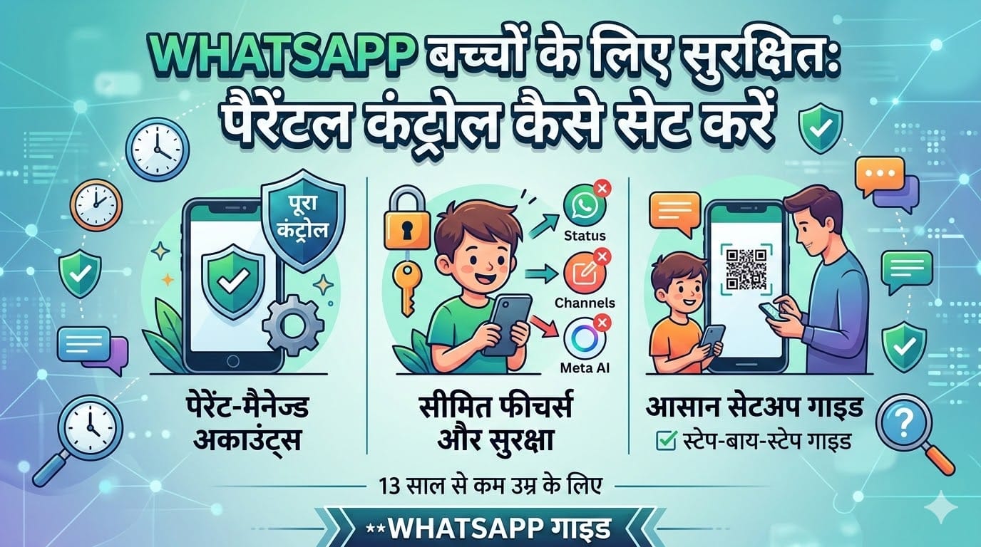 WhatsApp Parental Control: अब बच्चों के लिए WhatsApp हुआ और भी सुरक्षित, ऐसे करें सेटअप