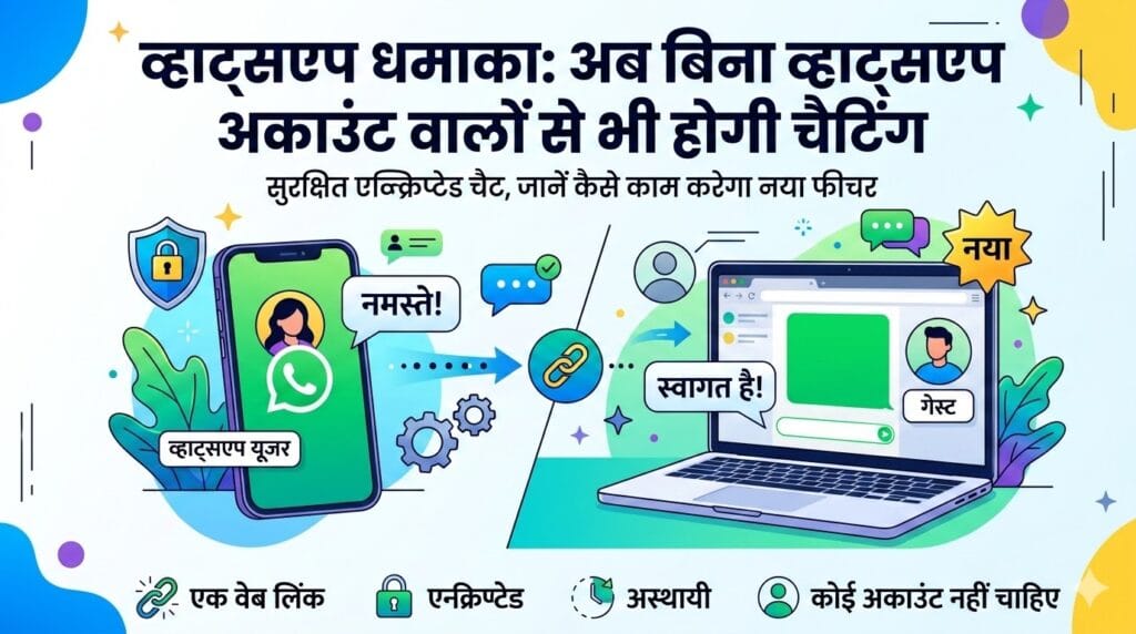 WhatsApp Guest Chats: अब बिना अकाउंट बनाए किसी से भी करें चैट, जानें यह नया तरीका