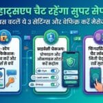 WhatsApp Settings 2024: व्हाट्सएप की ये 3 जादुई सेटिंग्स बदलें और चैट्स को बनाएं सुपर सुरक्षित