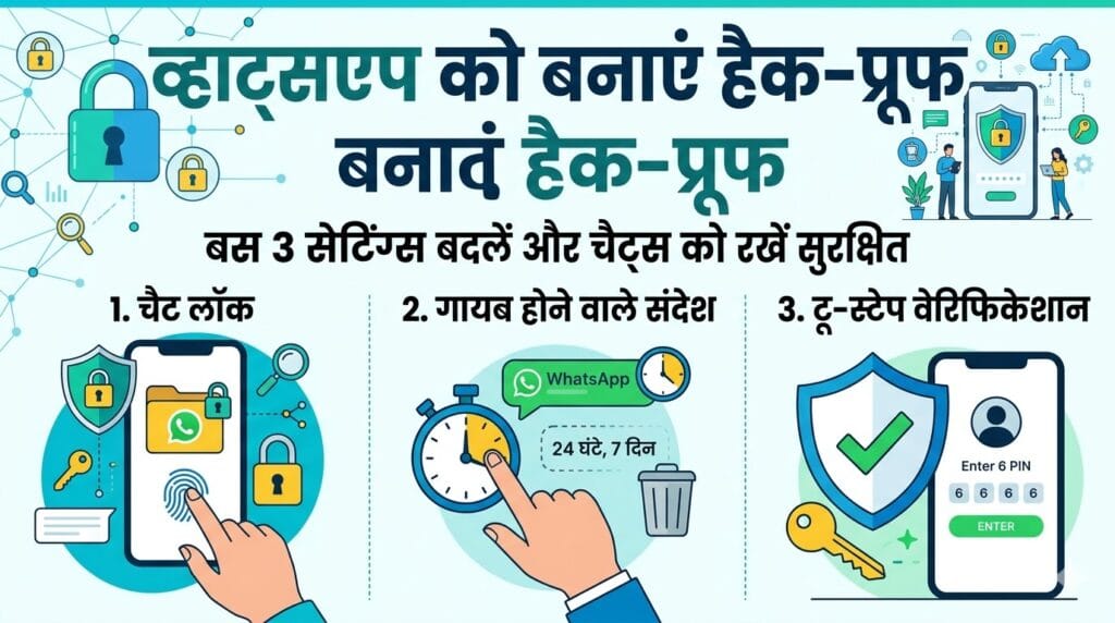 WhatsApp चैट्स को बनाएं हैक-प्रूफ