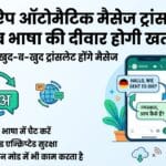 WhatsApp Automatic Message Translation