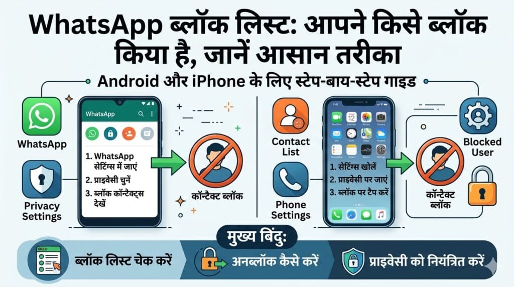 WhatsApp Blocked Contacts: WhatsApp पर अपनी ब्लॉक लिस्ट कैसे देखें? जानिए आसान तरीका