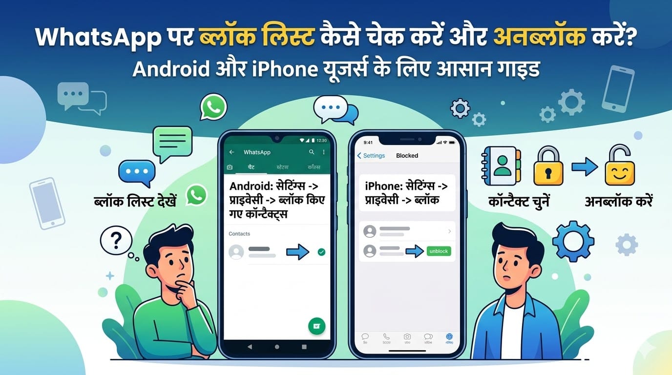 WhatsApp Block List Check: कैसे देखें और अनब्लॉक करें WhatsApp कॉन्टैक्ट्स?