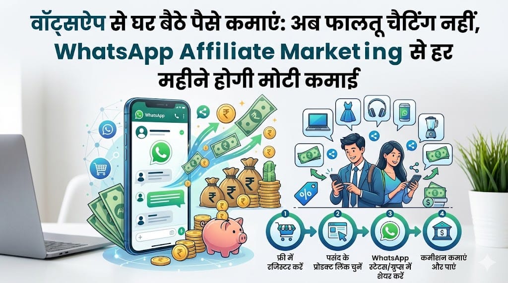 WhatsApp से पैसे कैसे कमाएं: 2026 की बेस्ट WhatsApp Affiliate Marketing गाइड