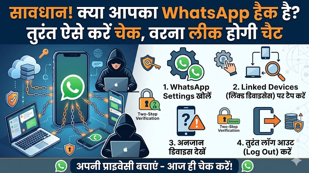 WhatsApp Safety Tips: कहीं आपका WhatsApp कोई और तो नहीं पढ़ रहा? ऐसे तुरंत करें चेक