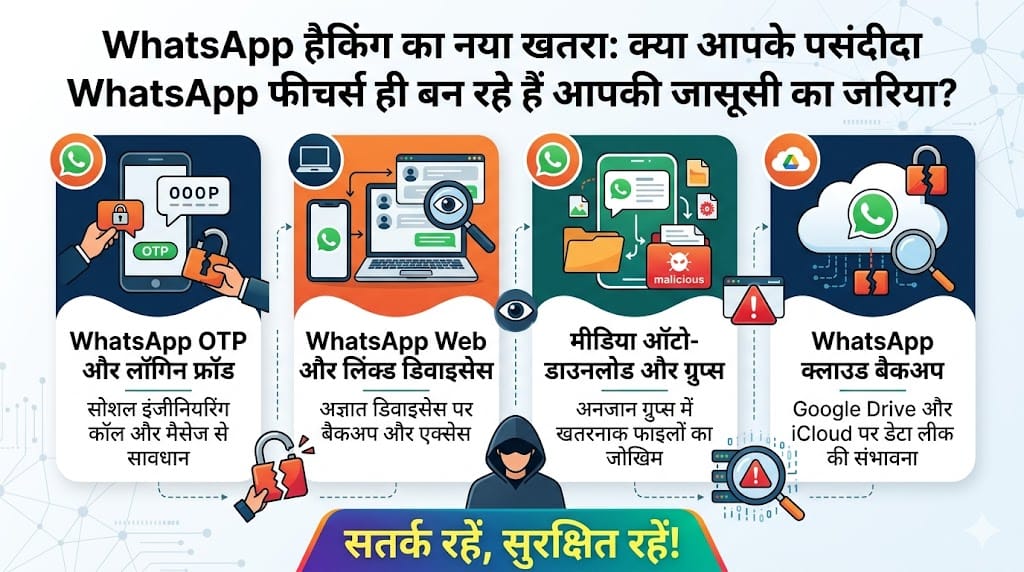 WhatsApp Hacking Alert: ये 5 फीचर्स खाली कर सकते हैं आपका WhatsApp अकाउंट, अभी बदलें सेटिंग्स!