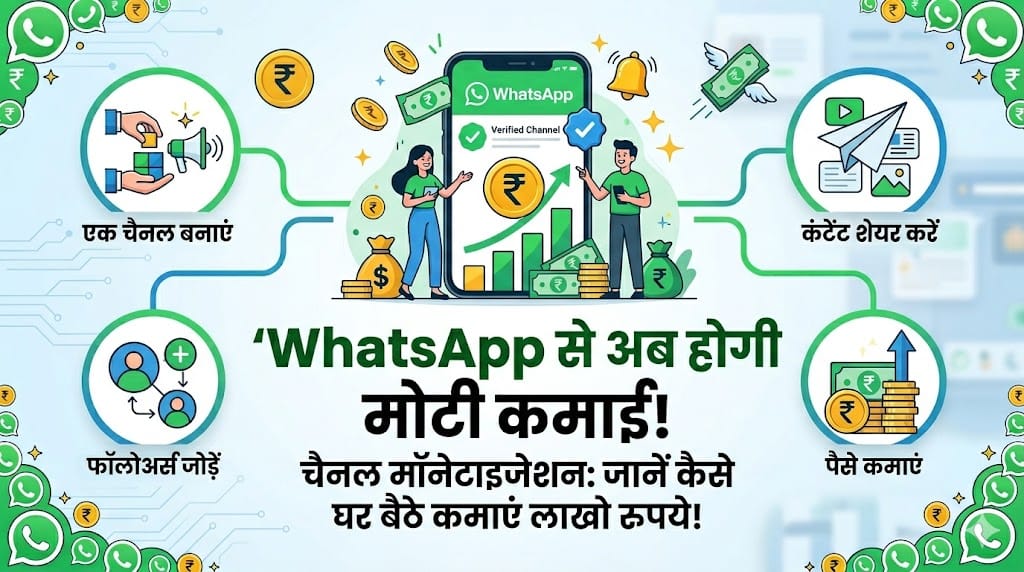 WhatsApp Channel Monetization: अब WhatsApp से कमाएं पैसे, जानें नया फीचर